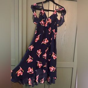 Express High Low Cold Shoulder dress!